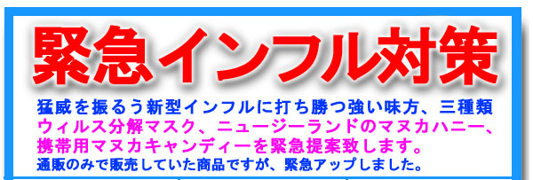 インフル対策